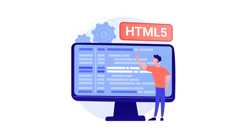 This image illustrates HTML5.